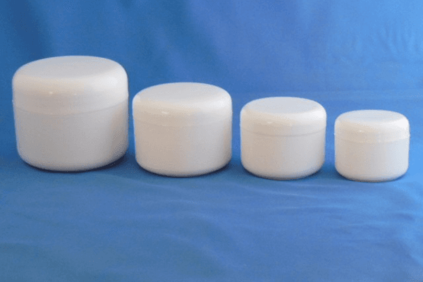 Pomadera de doble fondo polipropileno